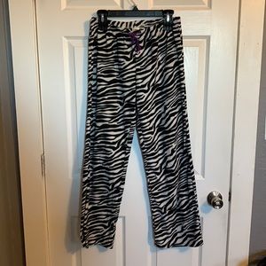 SO Zebra Pj set, top and bottoms. Size Large.